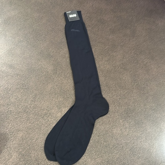 HUGO BOSS Men’s Long Dress Socks NEW With Tag NWT Black - Picture 5 of 10